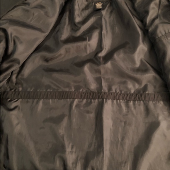 Structure Mens Utility / Field Jacket Size XL Black Full Zip Inside Drawstring - Picture 9 of 14